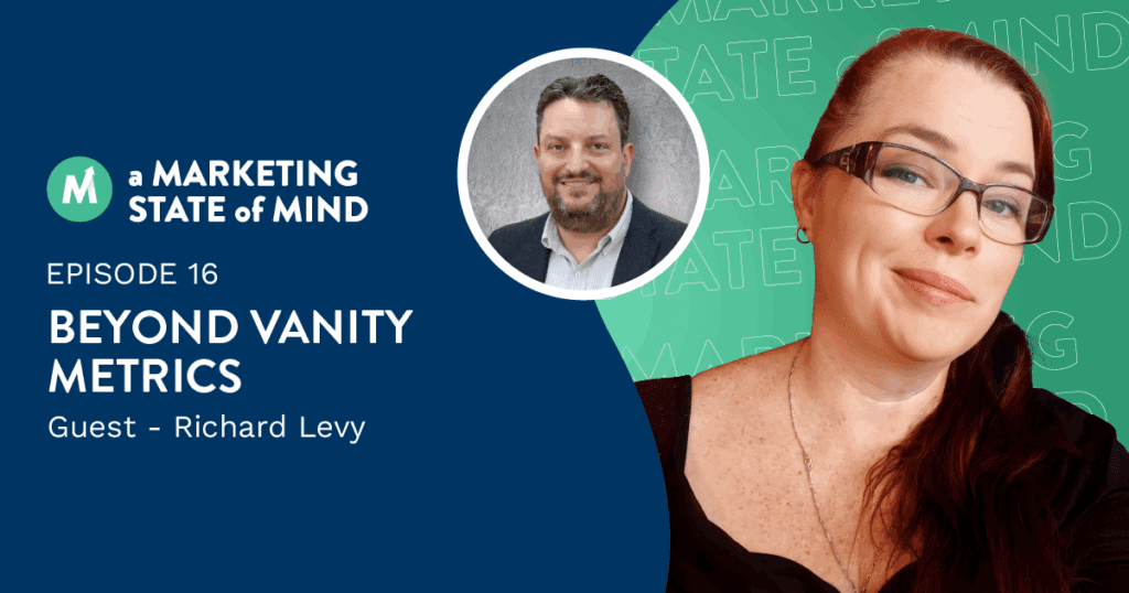 Episode 16 with Richard Levy, Beyond Vanity Metrics (headshot of Lynn)